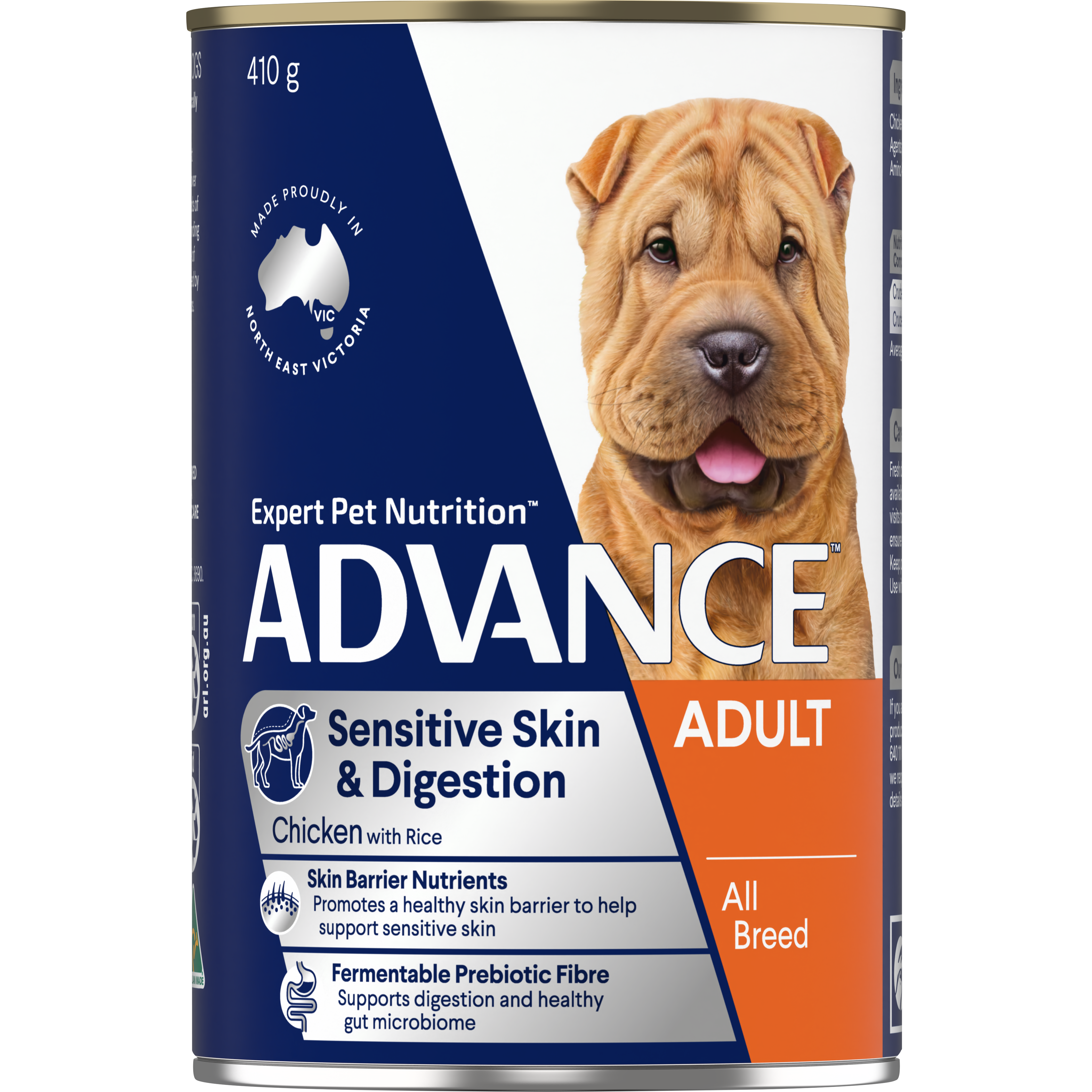 ADVANCE™ Sensitive Skin and Digestion Adult All Breed  Chicken with Rice Cans