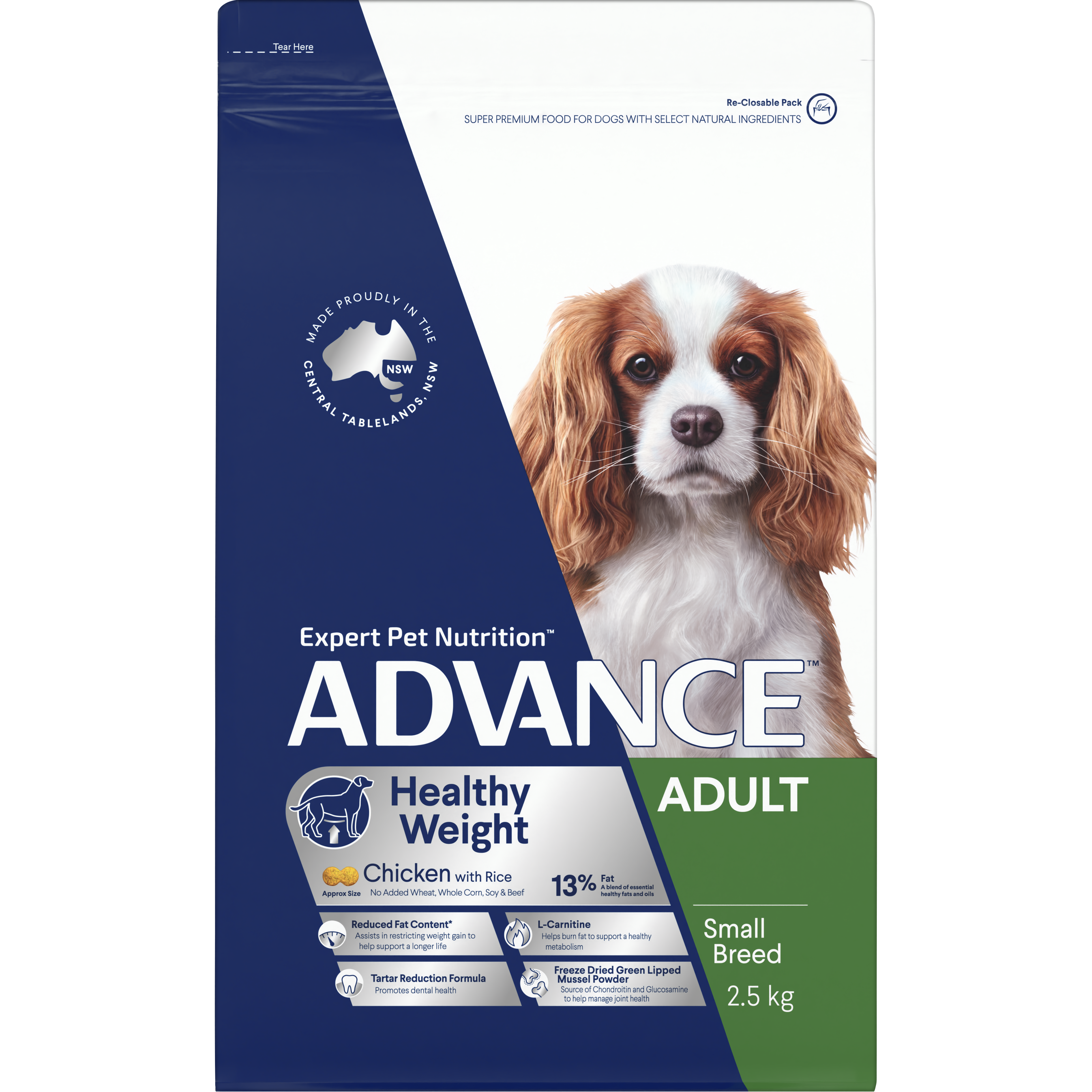 ADVANCE™ Healthy Weight Adult Small Breed Chicken with Rice