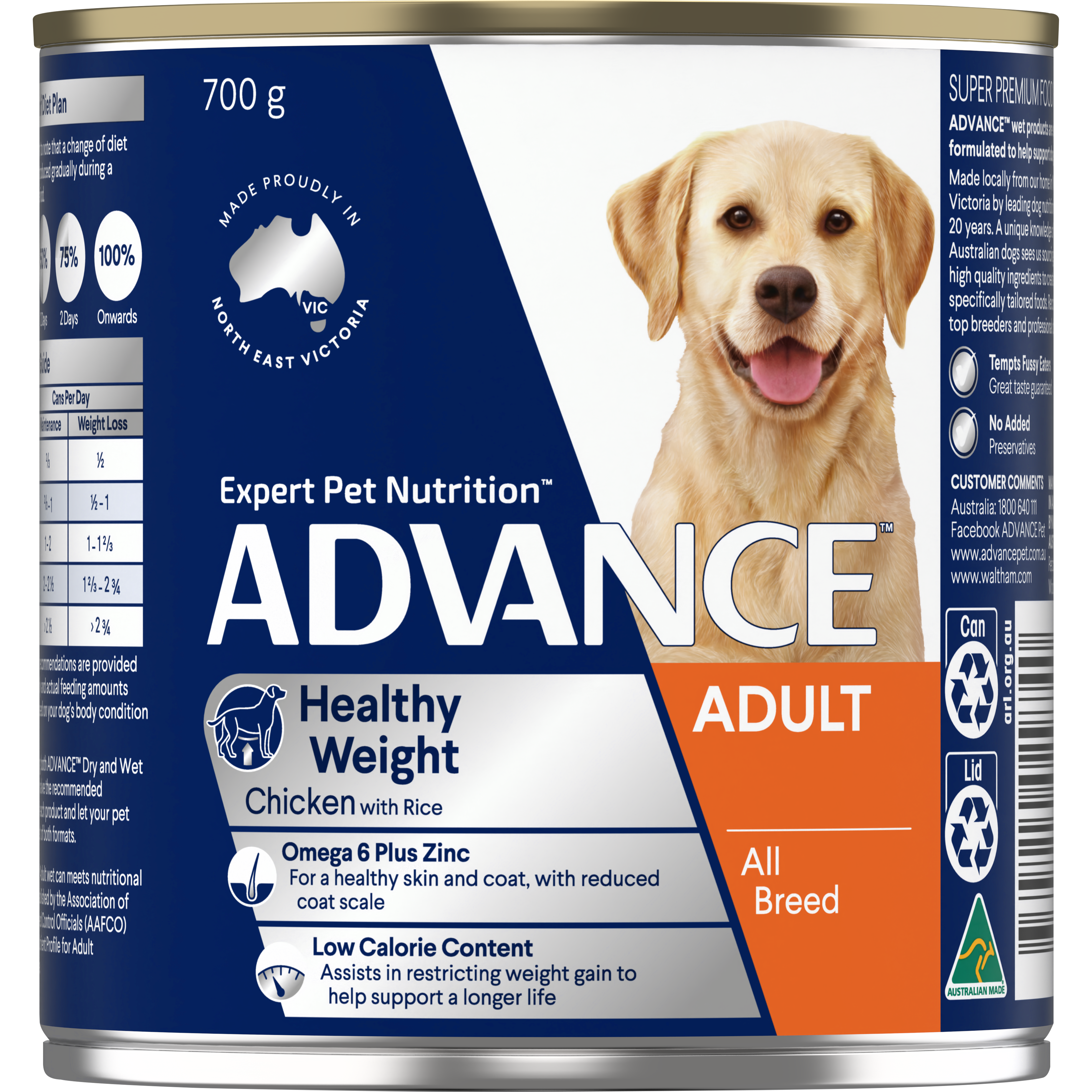 ADVANCE™ Healthy Weight Adult All Breed Chicken with Rice Cans