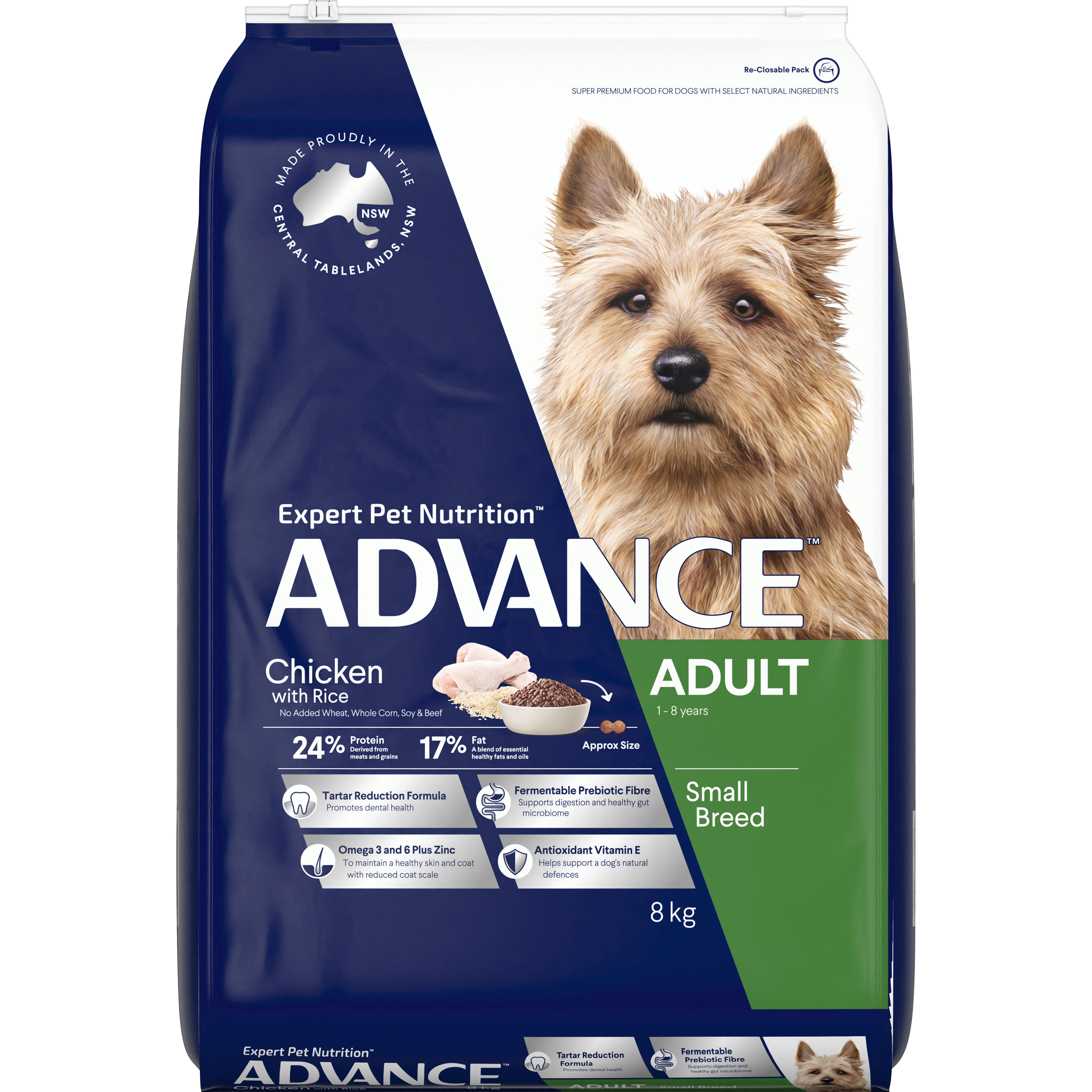 ADVANCE™ Adult Small Breed Chicken with Rice