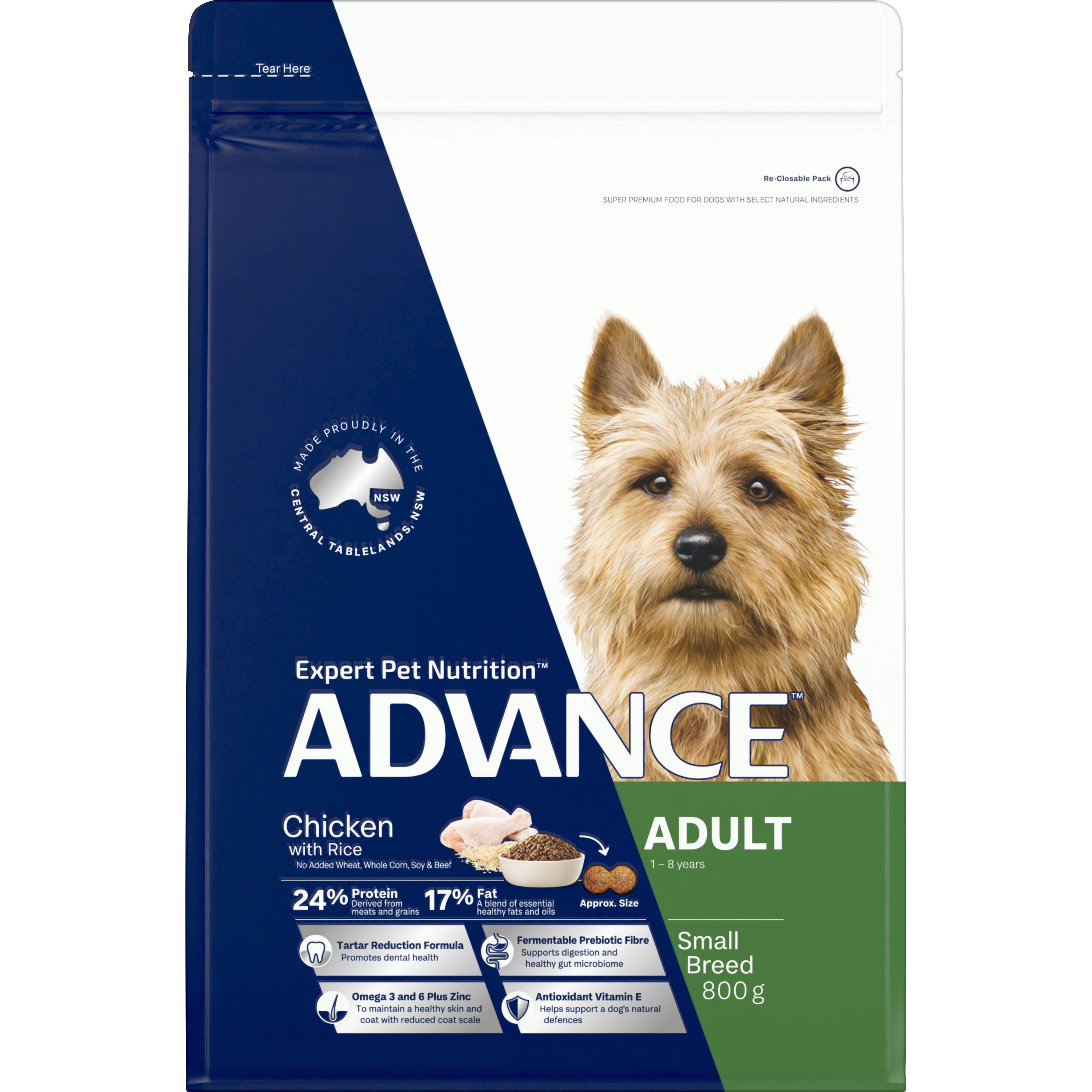 ADVANCE™ Adult Small Breed Chicken with Rice