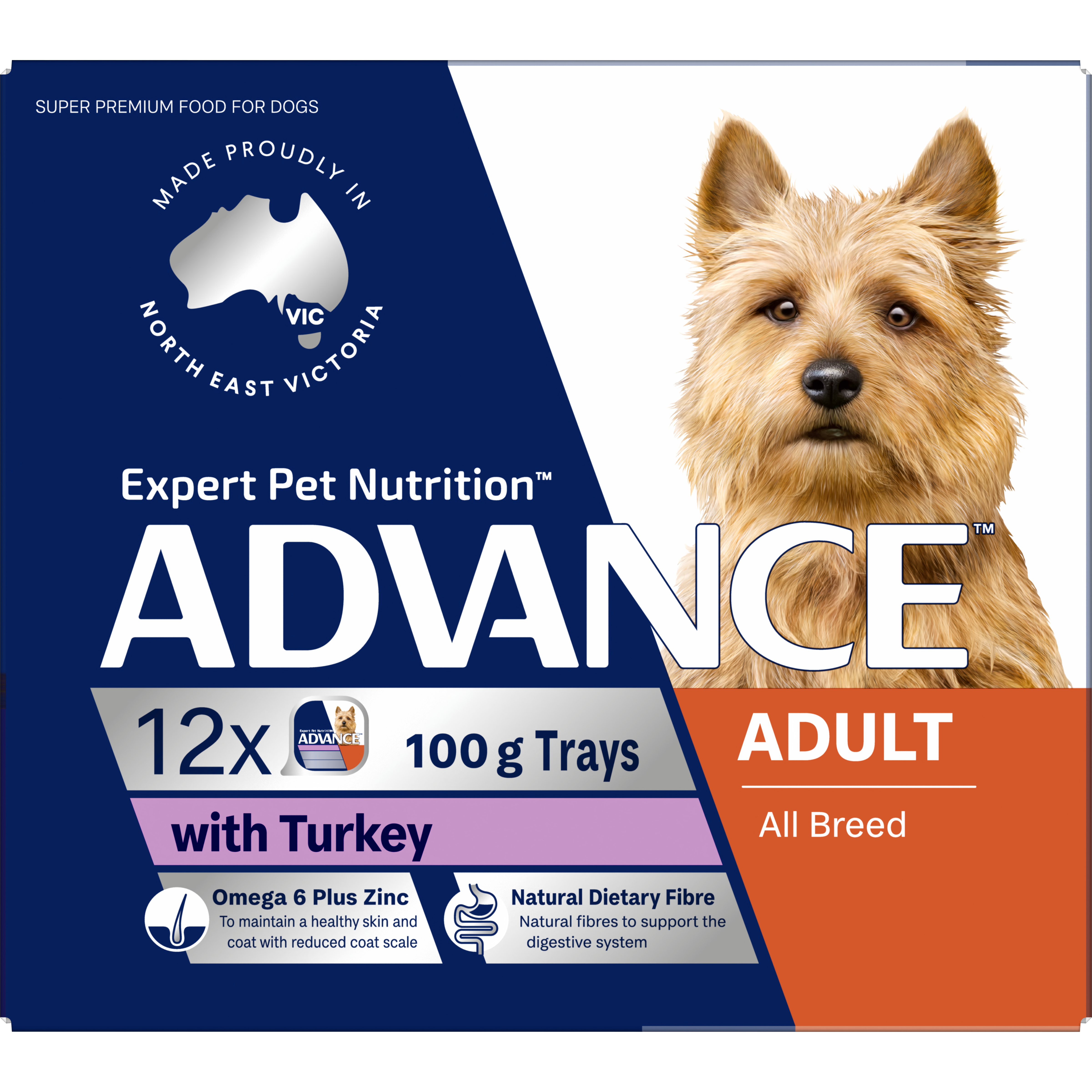 ADVANCE™ Adult All Breed Turkey Trays