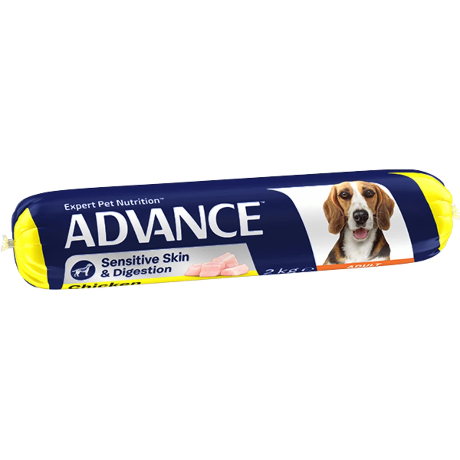 ADVANCE™ Sensitive Skin & Digestion Adult Wet Dog Food Chicken Roll 2kg
