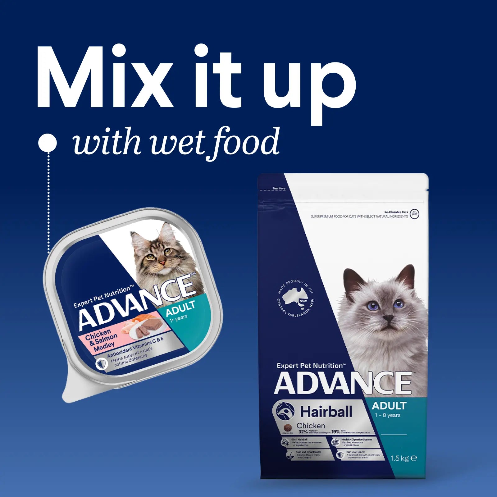 ADVANCE™ Hairball Adult Chicken