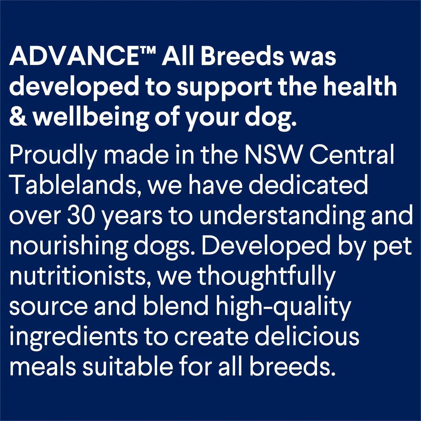 ADVANCE™ All Breeds Adult Dry Dog Food Lamb with Rice