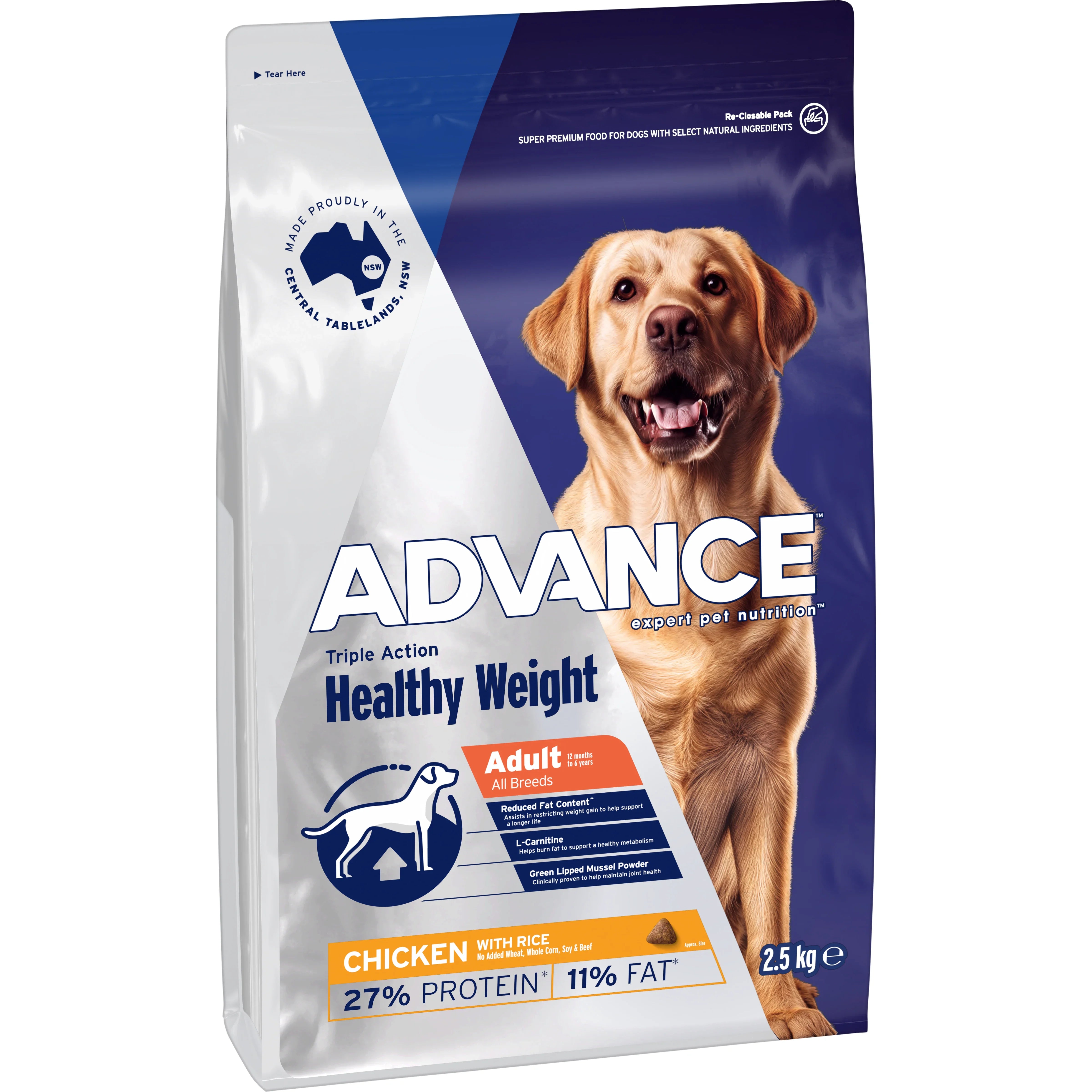 ADVANCE™ Adult Healthy Weight Dry Dog Food Chicken & Rice