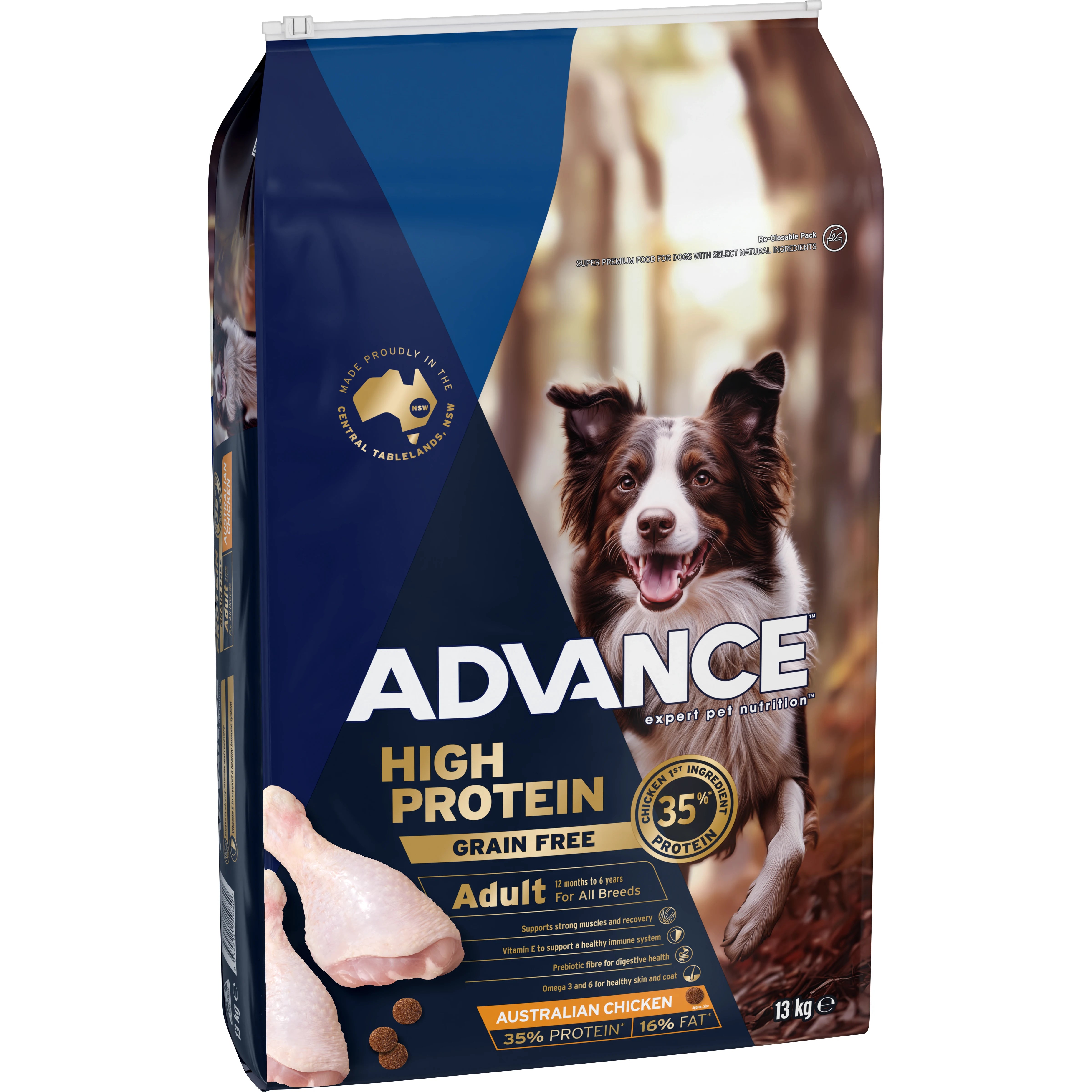 ADVANCE Adult High-Protein Grain-Free Dry Dog Food Chicken