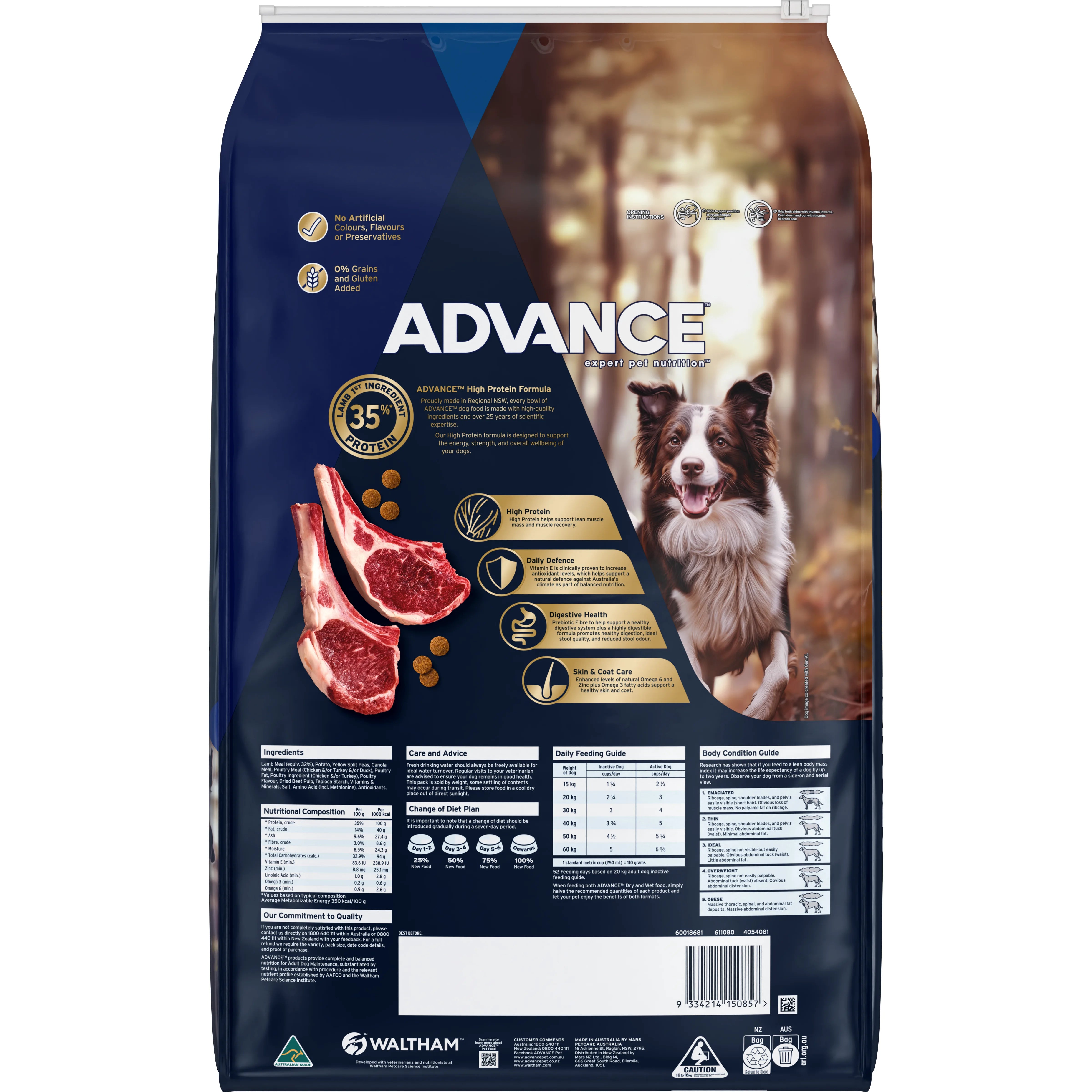 ADVANCE™ Adult High-Protein Grain-Free Dry Dog Food Lamb