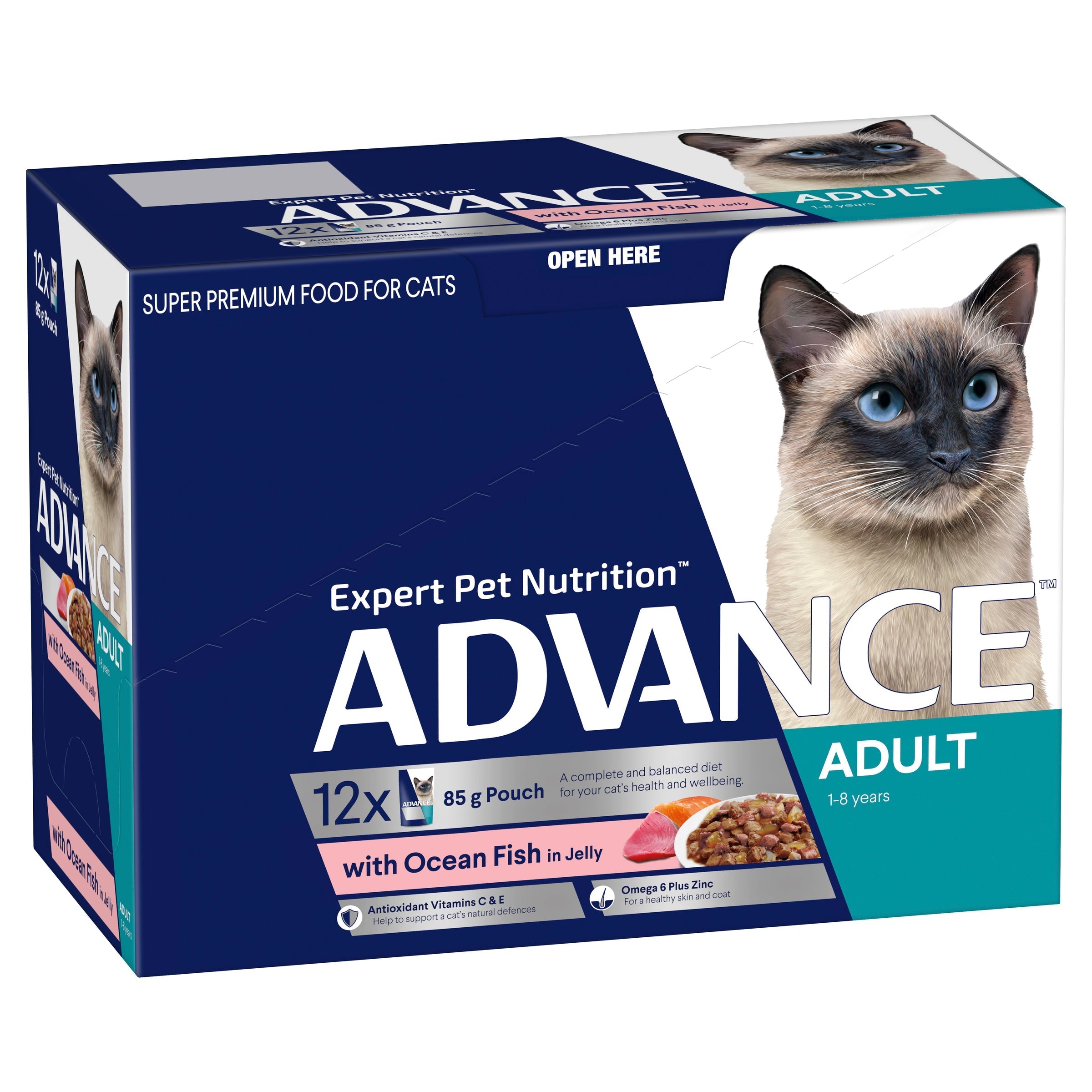 ADVANCE™ Adult Ocean Fish in Jelly Pouches