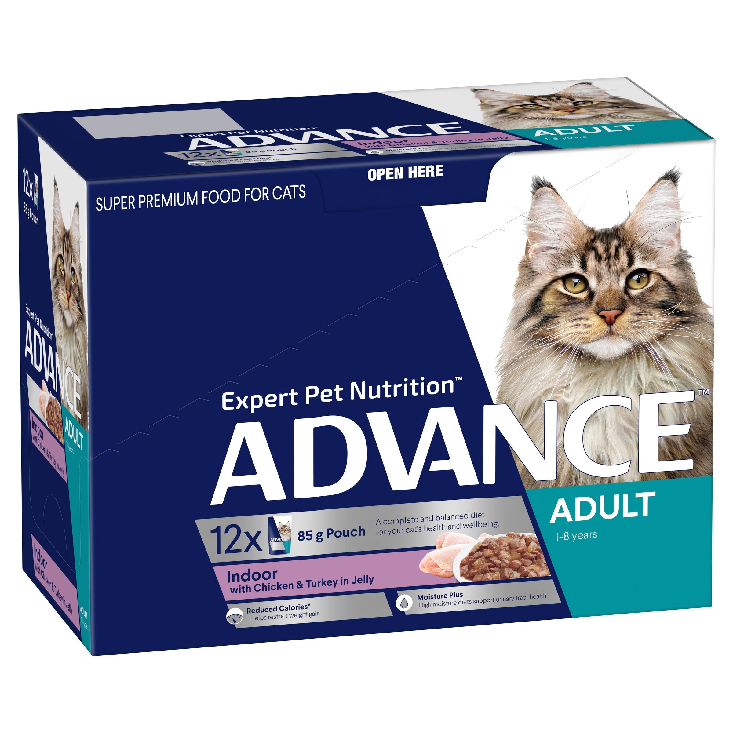 ADVANCE™ Indoor Adult Chicken & Turkey in Jelly Pouches
