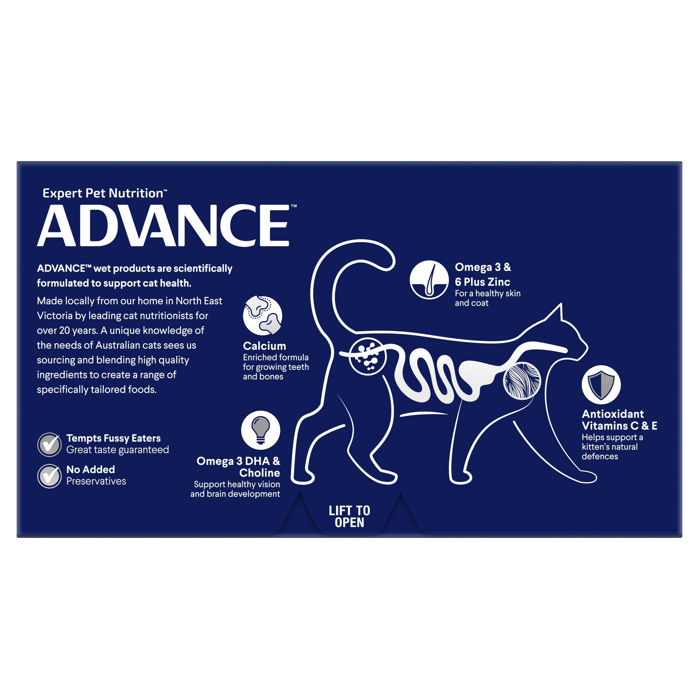 ADVANCE™ Kitten Chicken & Salmon Medley Trays