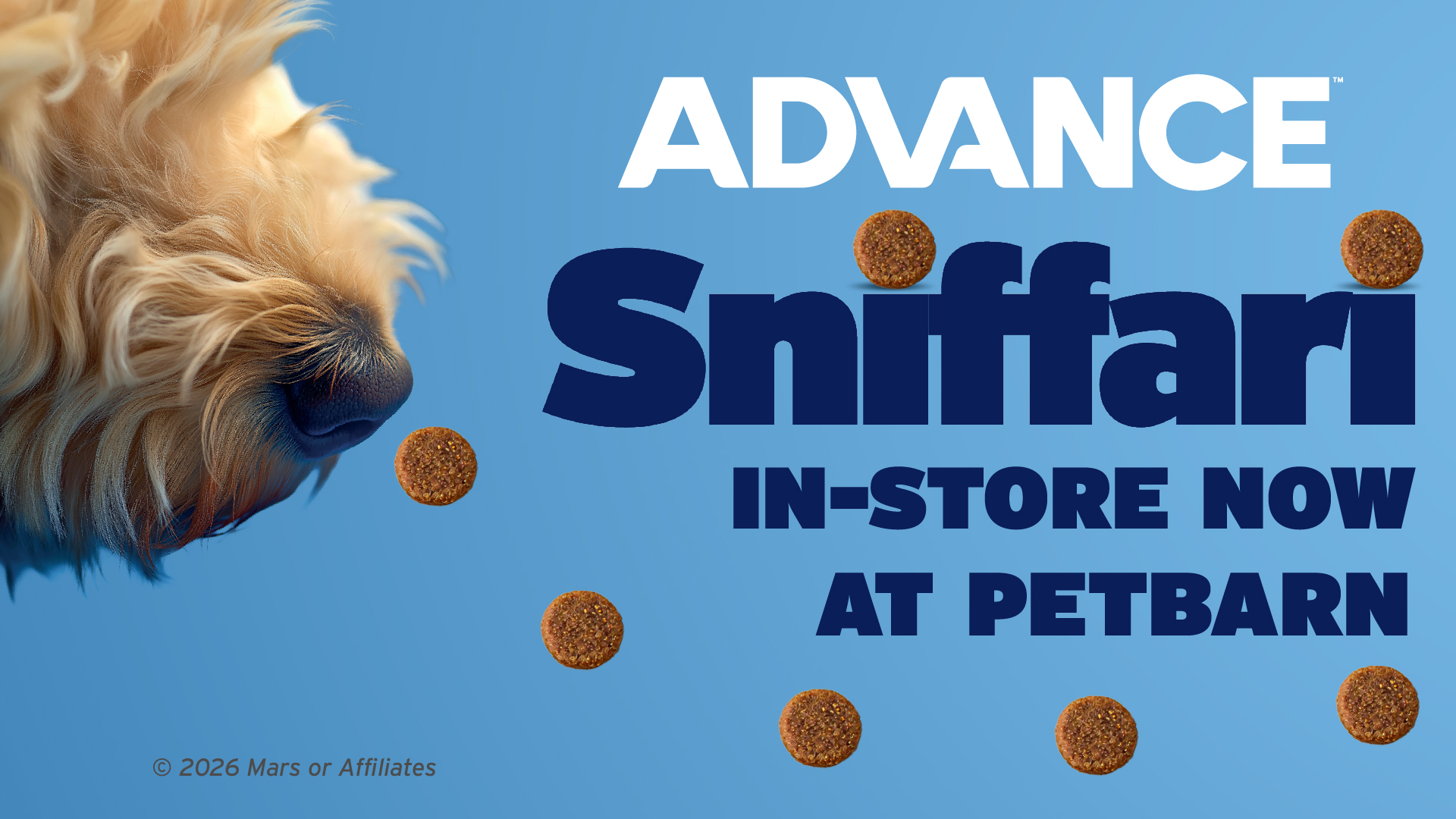 Advance Sniffari in-store now at Petbarn