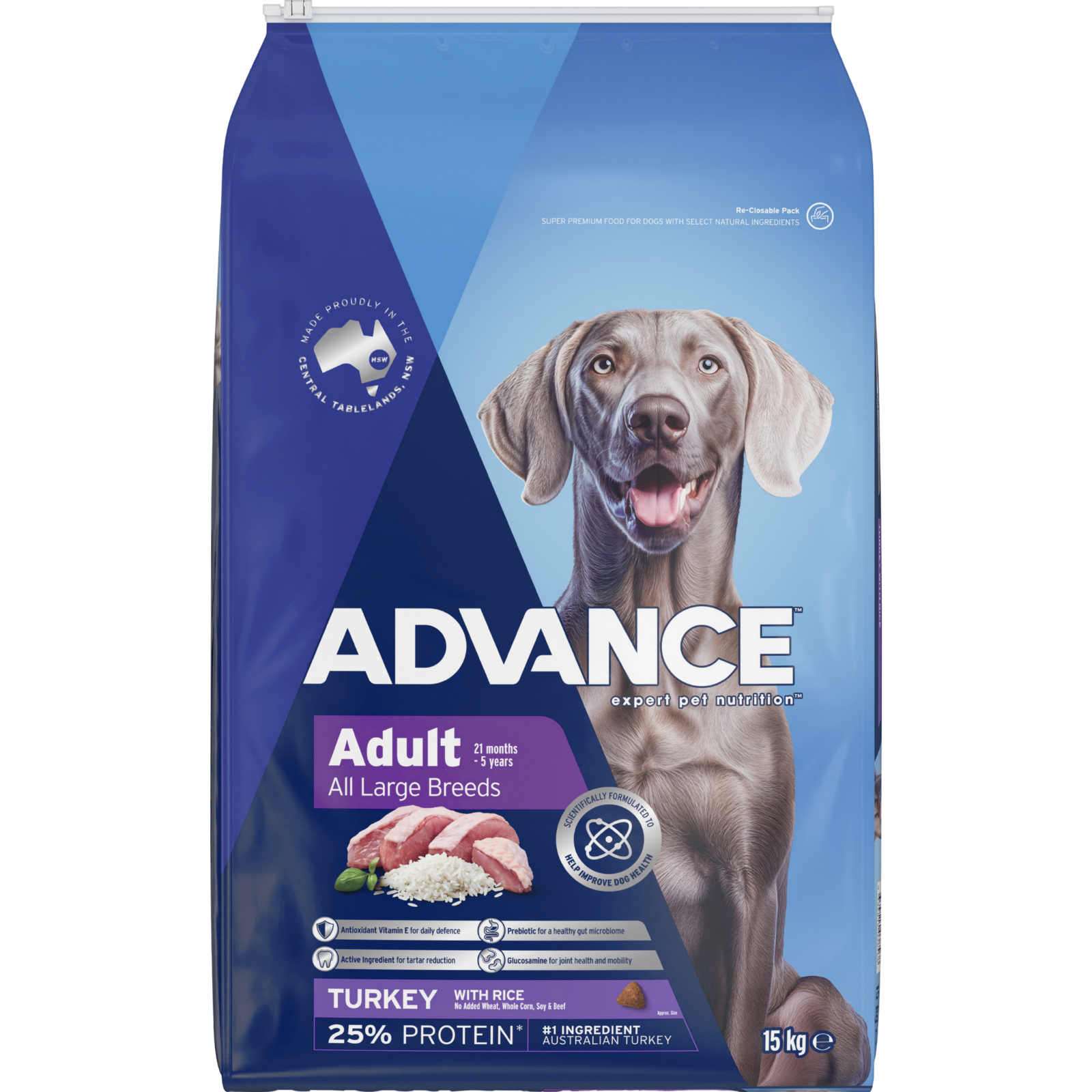 ADVANCE™ Adult Large Breed Turkey with Rice