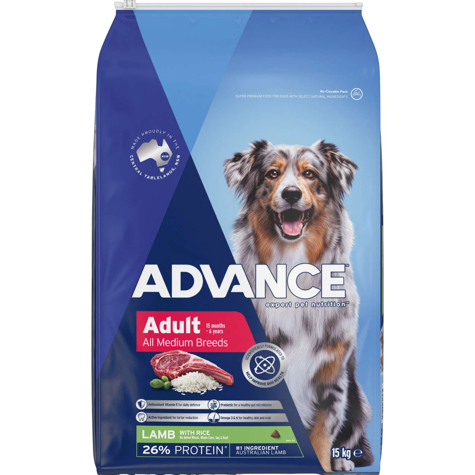 ADVANCE™ Adult Medium Breed Lamb with Rice