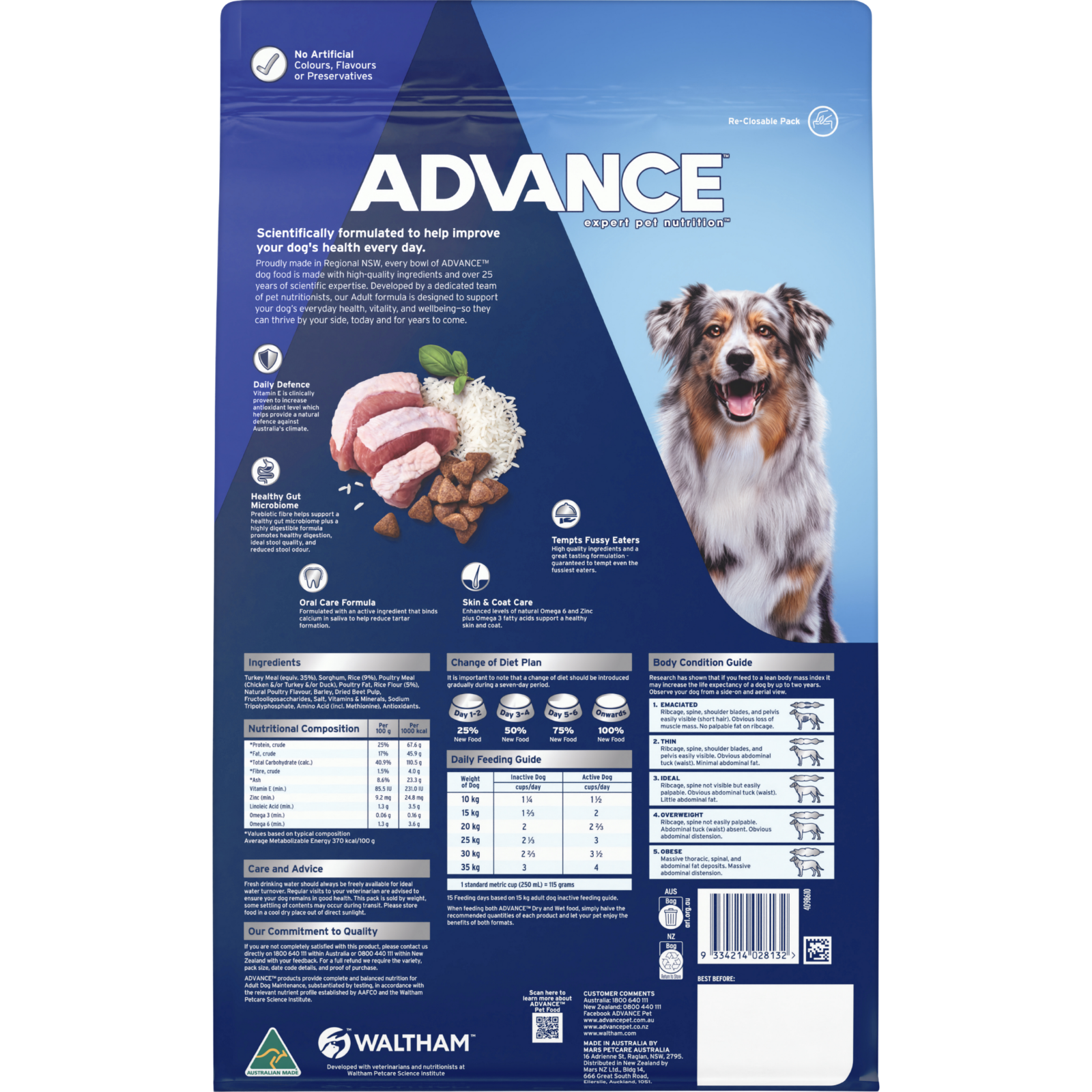 ADVANCE™ Adult Medium Breed Turkey with Rice