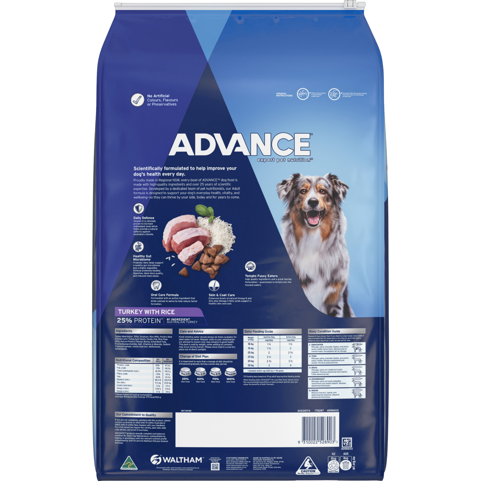 ADVANCE™ Adult Medium Breed Turkey with Rice