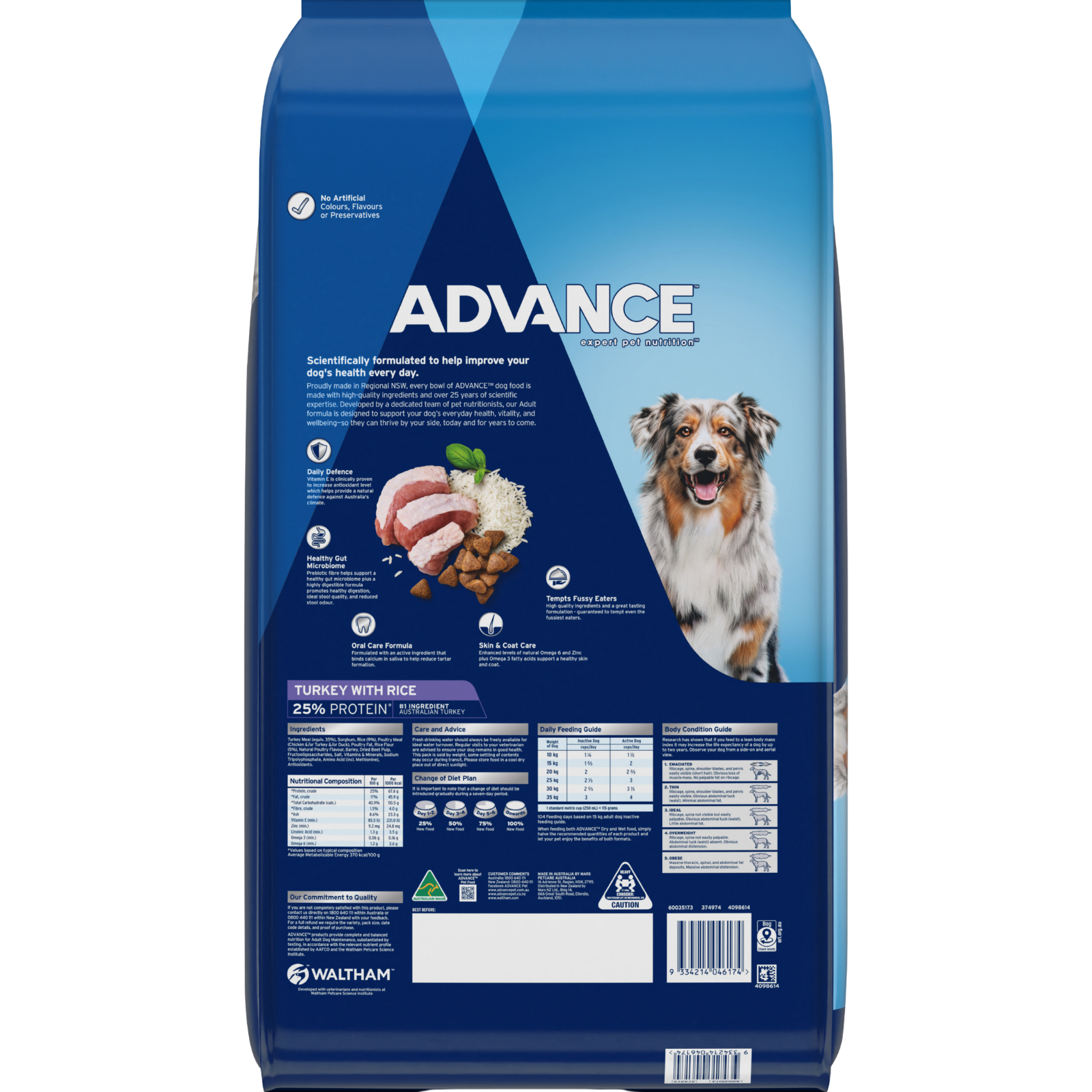 ADVANCE™ Adult Medium Breed Turkey with Rice