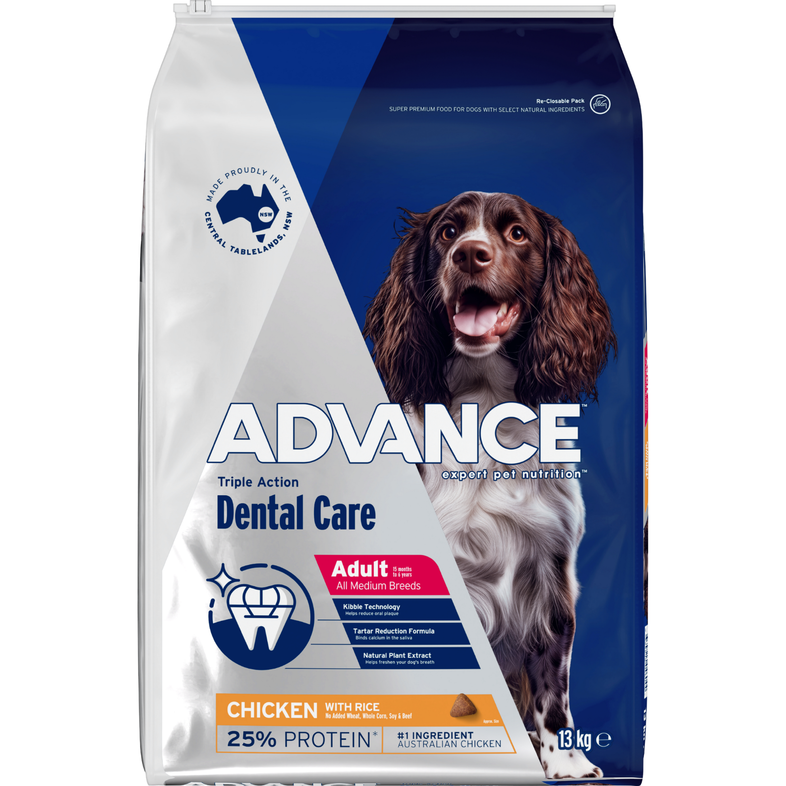 ADVANCE™ Dental Care Triple Action Adult Medium Breed Chicken with Rice