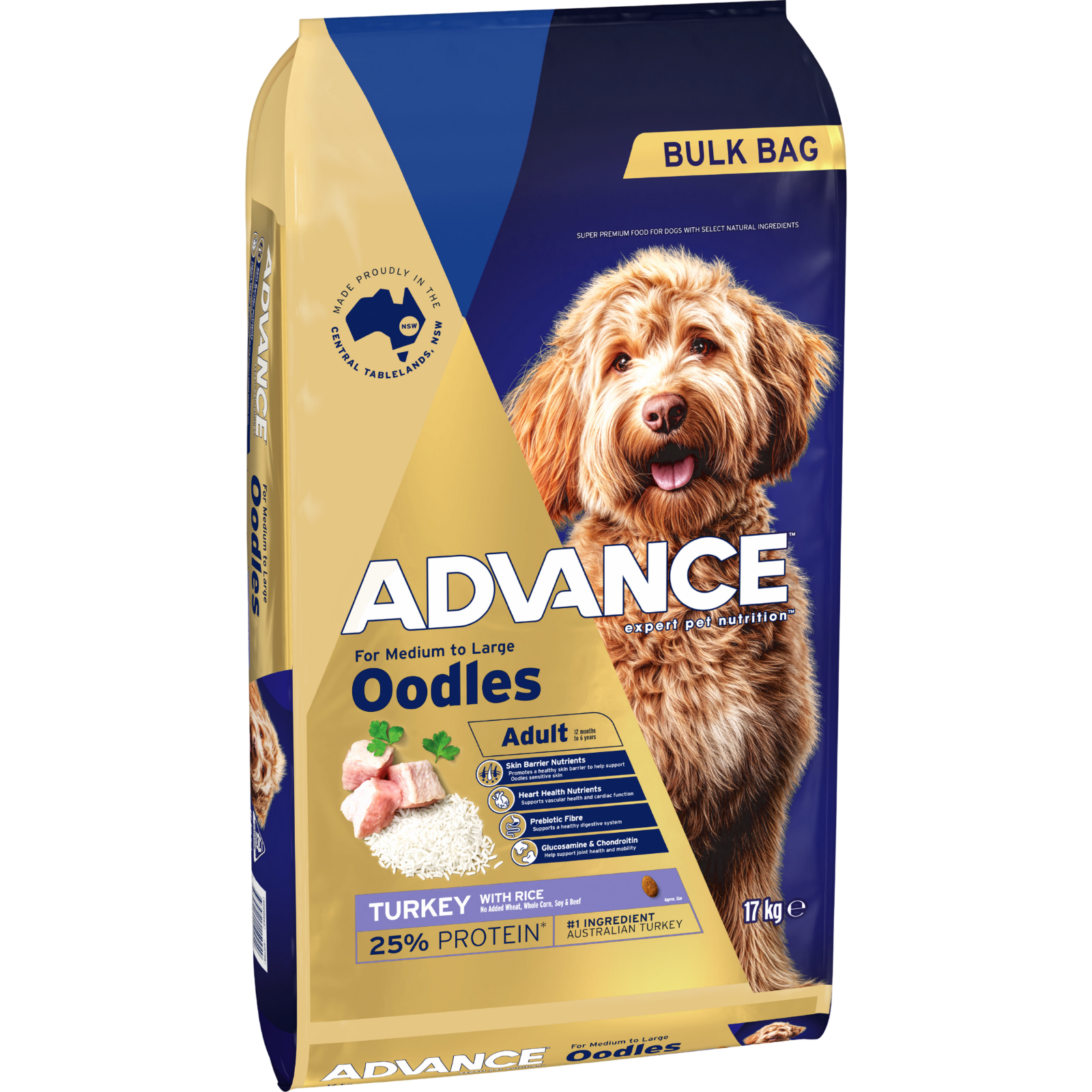 ADVANCE™ Medium to Large Oodles Dry Dog Food Turkey with Rice