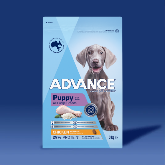 advance puppy food