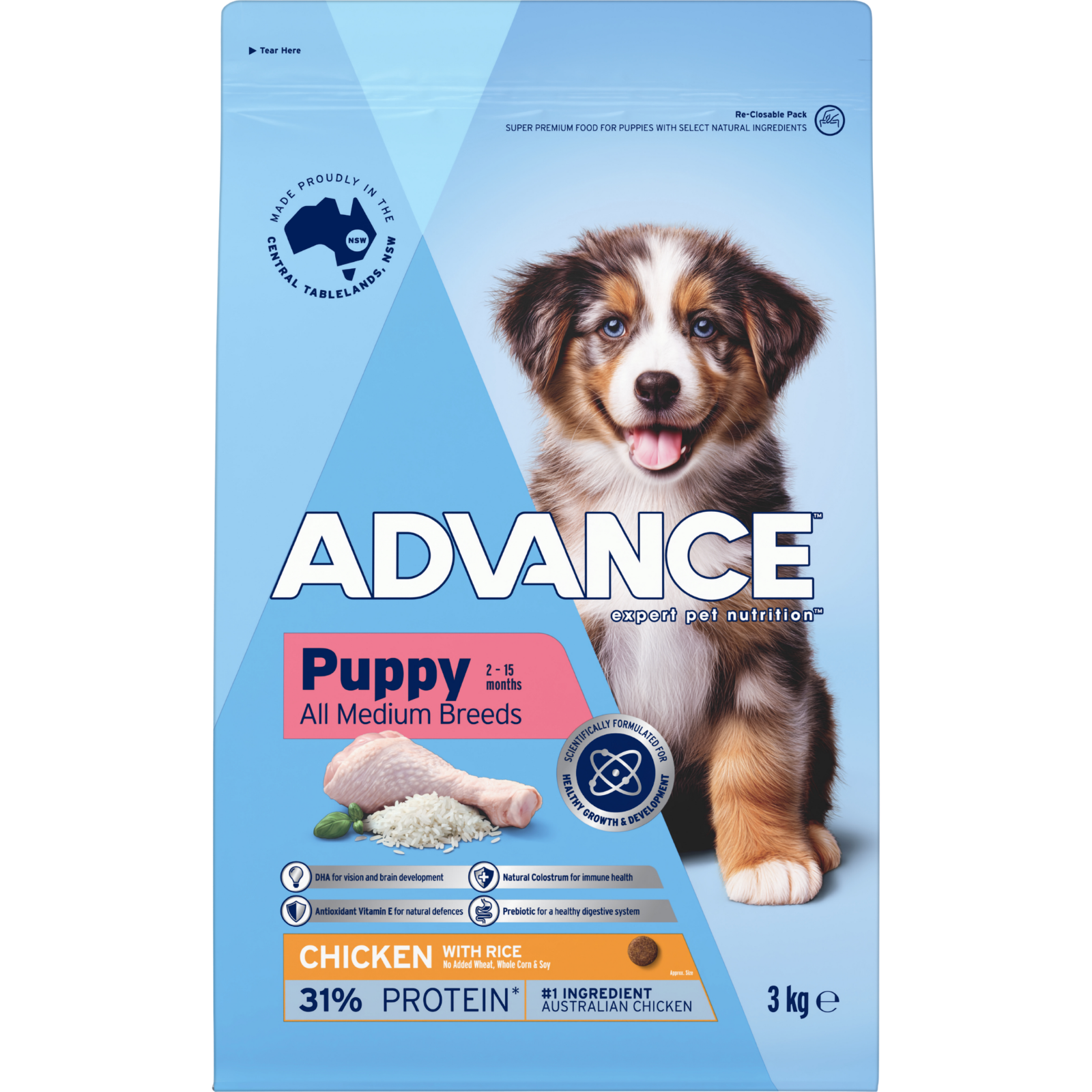 ADVANCE™ Puppy Medium Breed Chicken with Rice