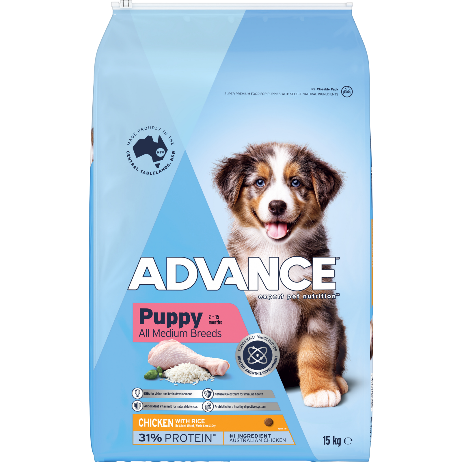 ADVANCE™ Puppy Medium Breed Chicken with Rice