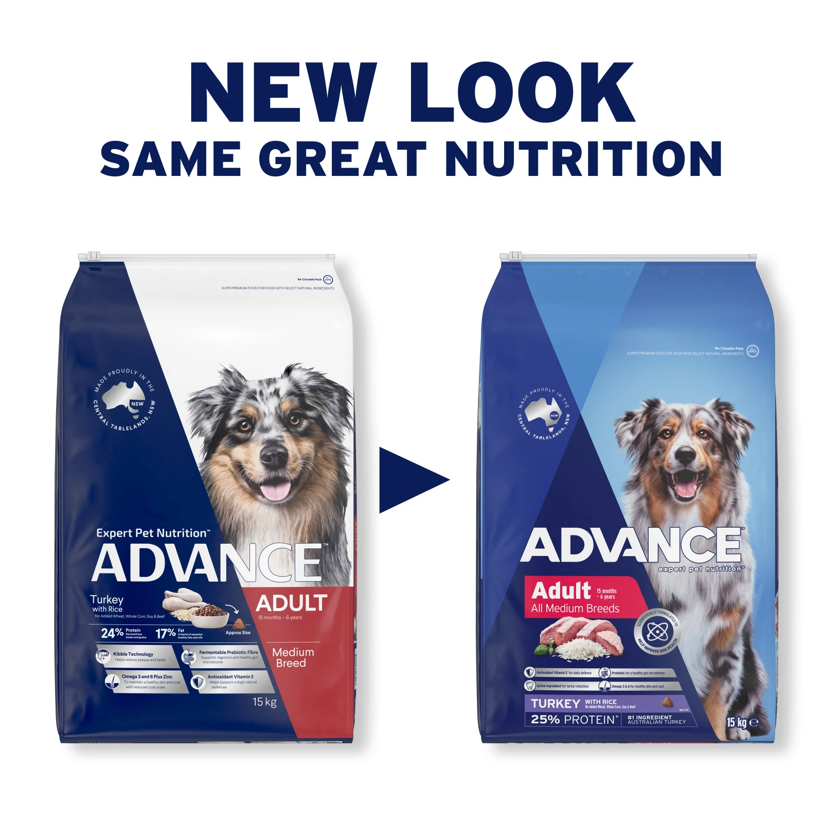 ADVANCE™ Adult Medium Breed Turkey with Rice