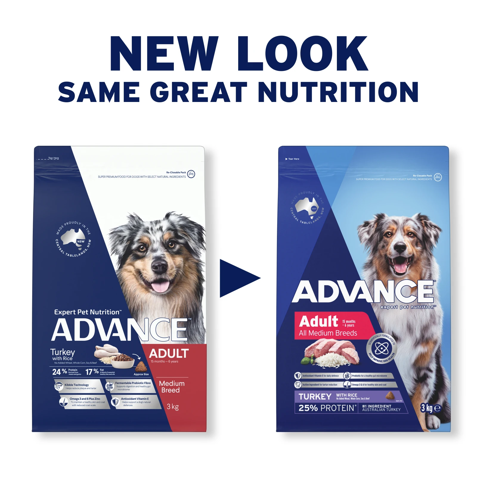 ADVANCE™ Adult Medium Breed Turkey with Rice