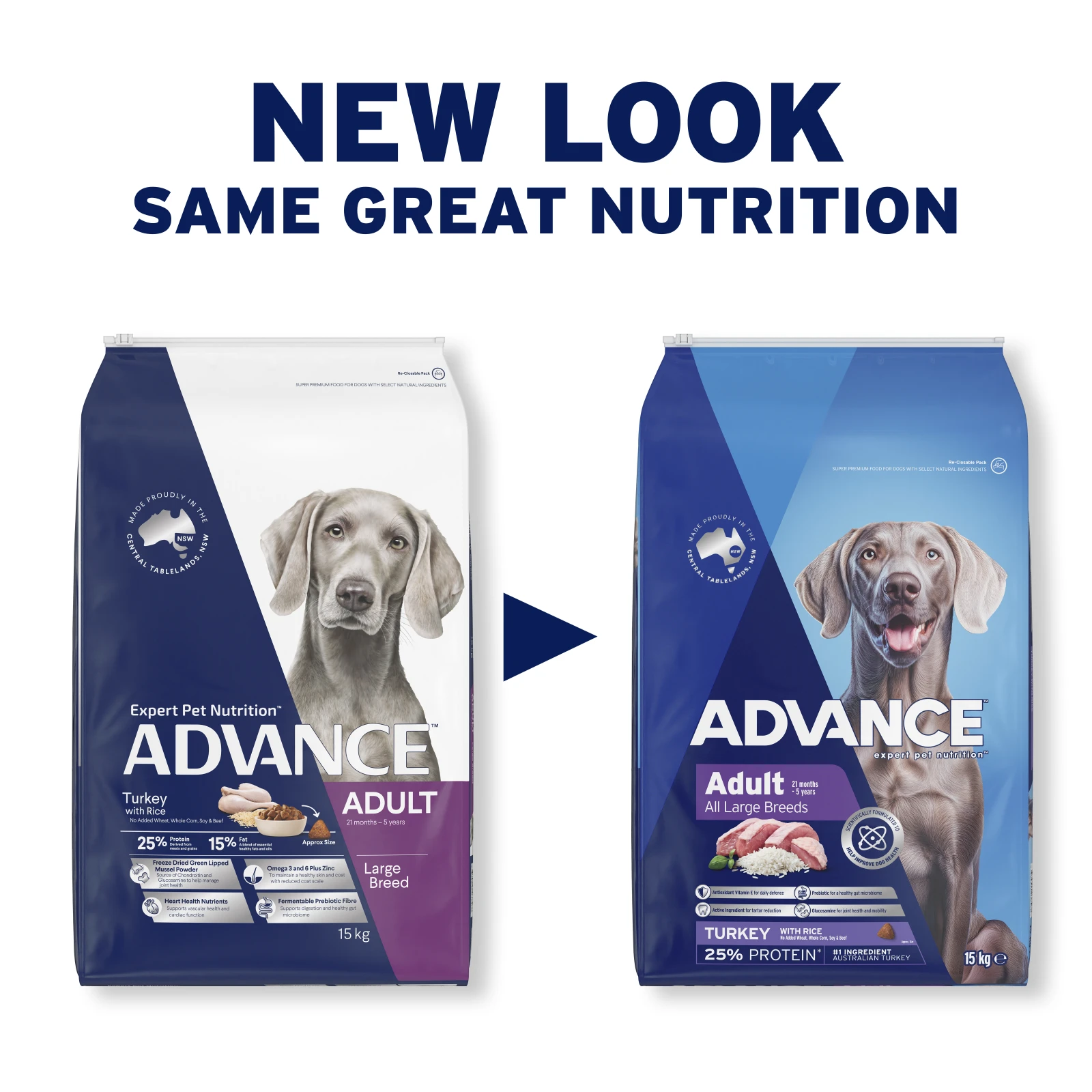 ADVANCE™ Adult Large Breed Turkey with Rice