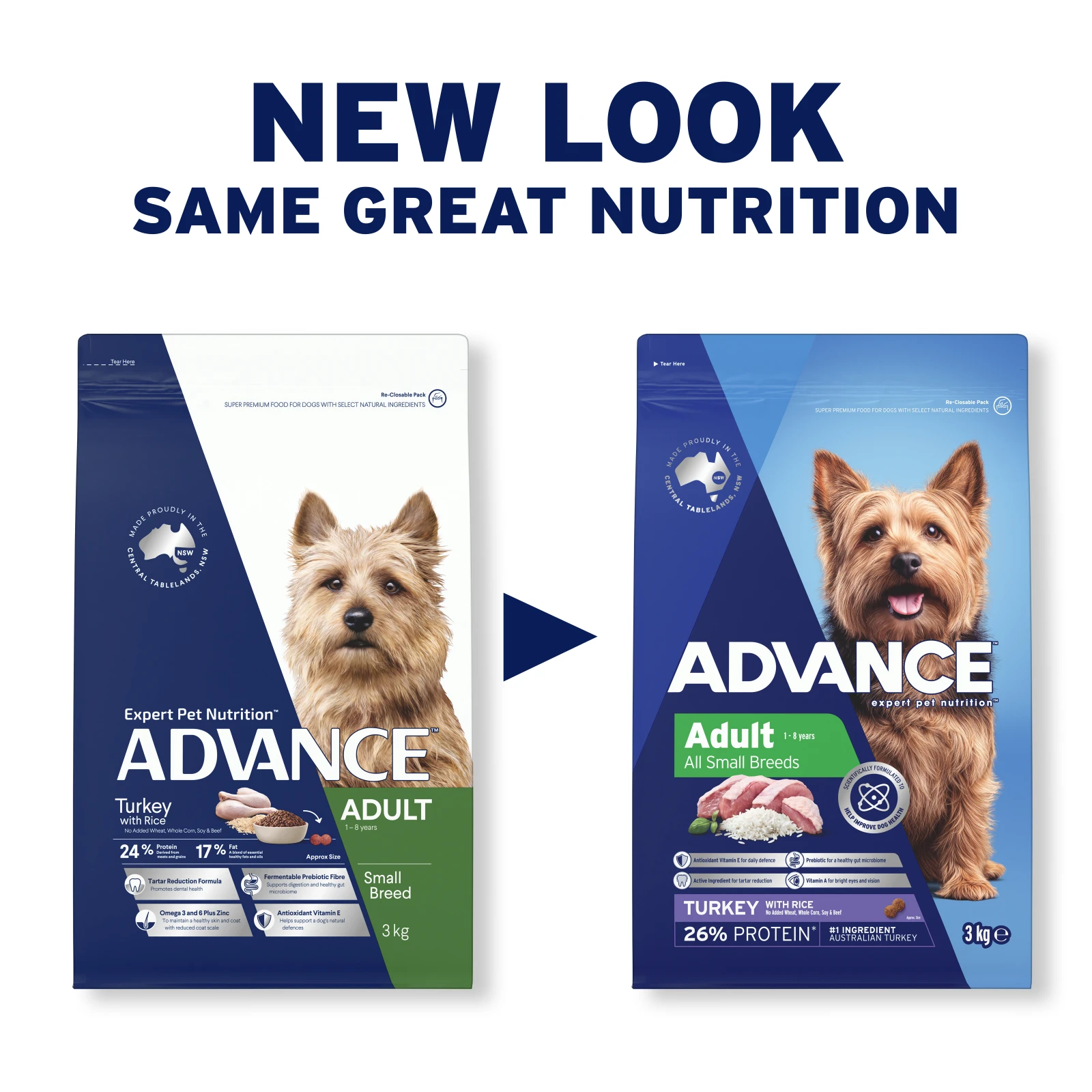 ADVANCE™ Adult Small Breed Turkey with Rice