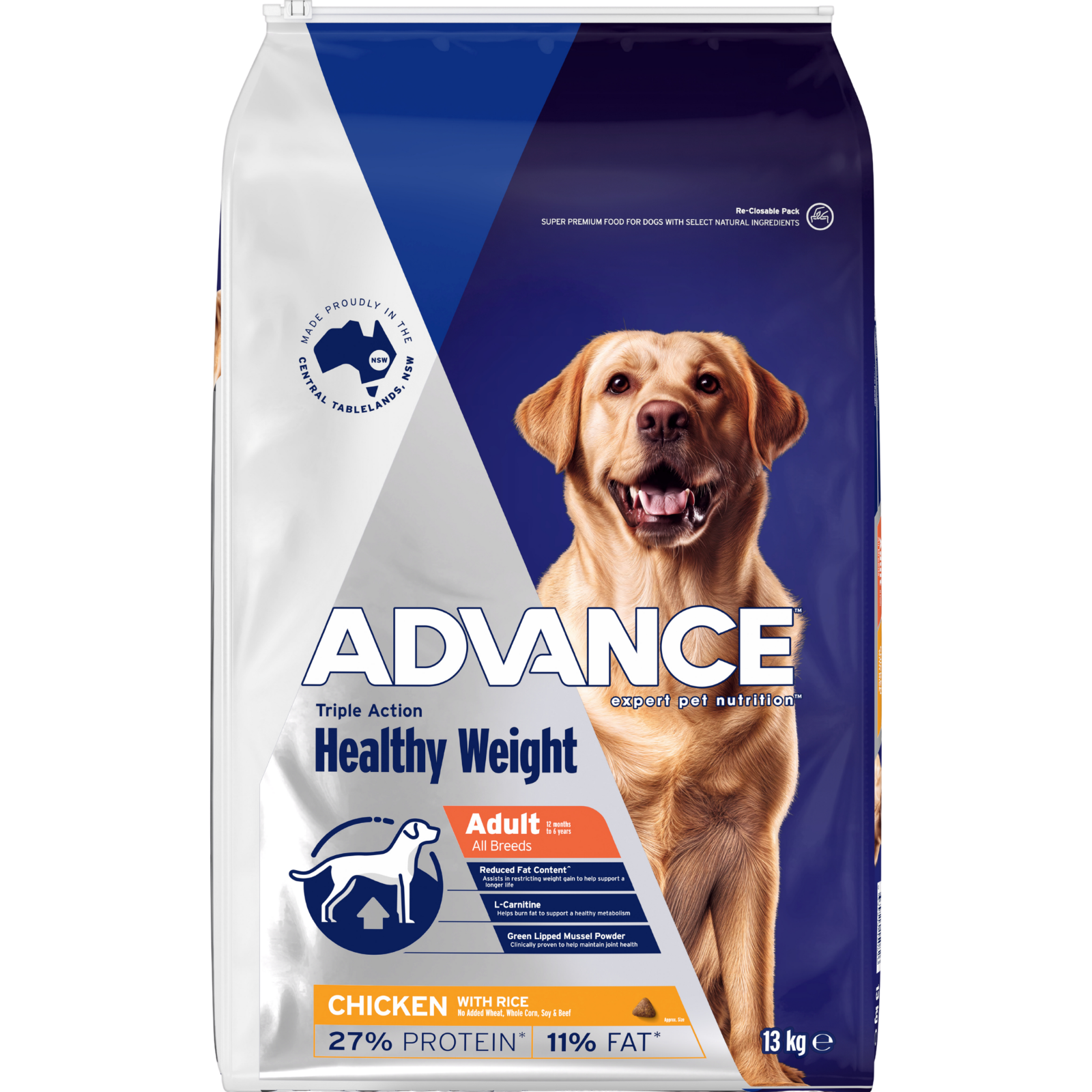 ADVANCE™ Adult Healthy Weight Dry Dog Food Chicken & Rice