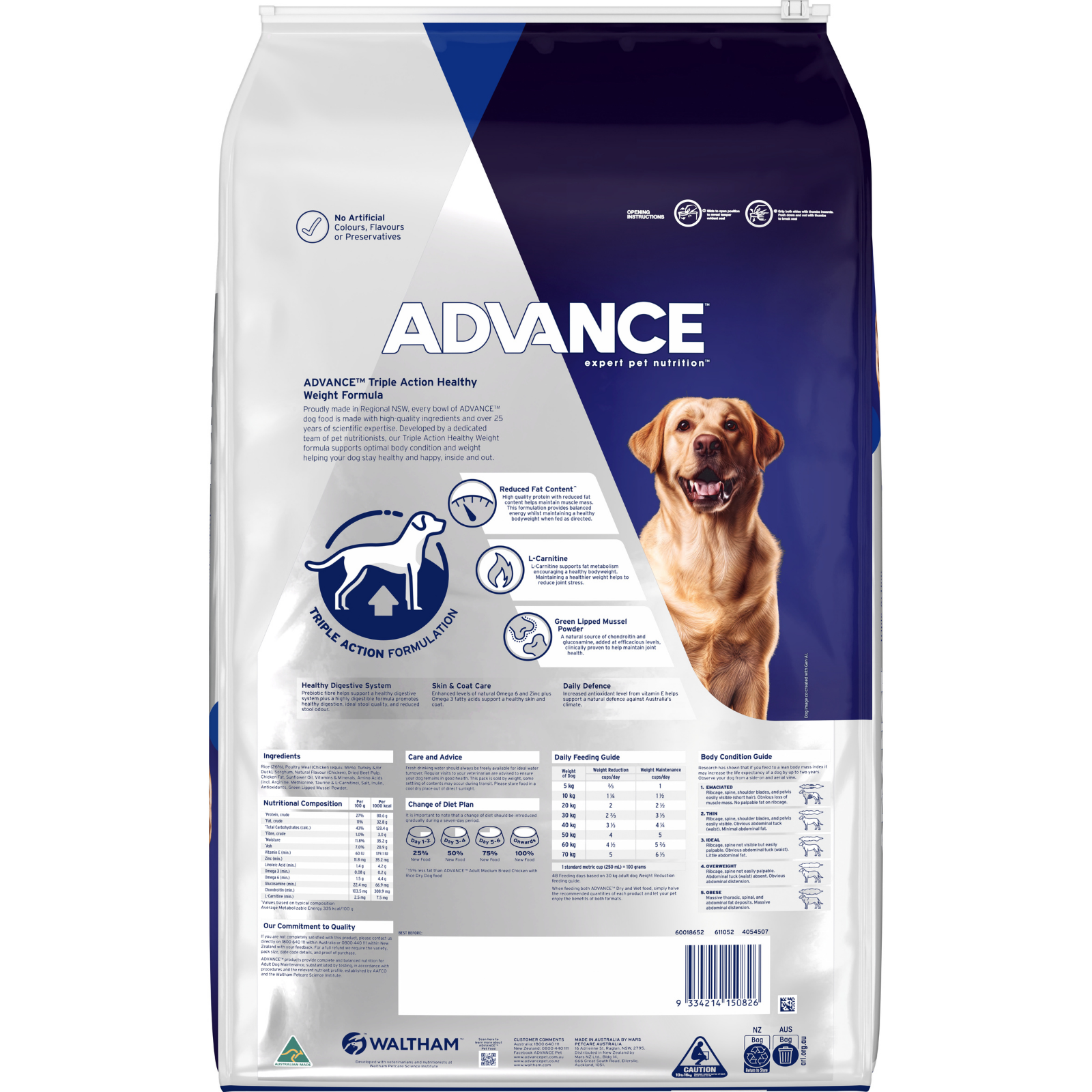 ADVANCE™ Adult Healthy Weight Dry Dog Food Chicken & Rice